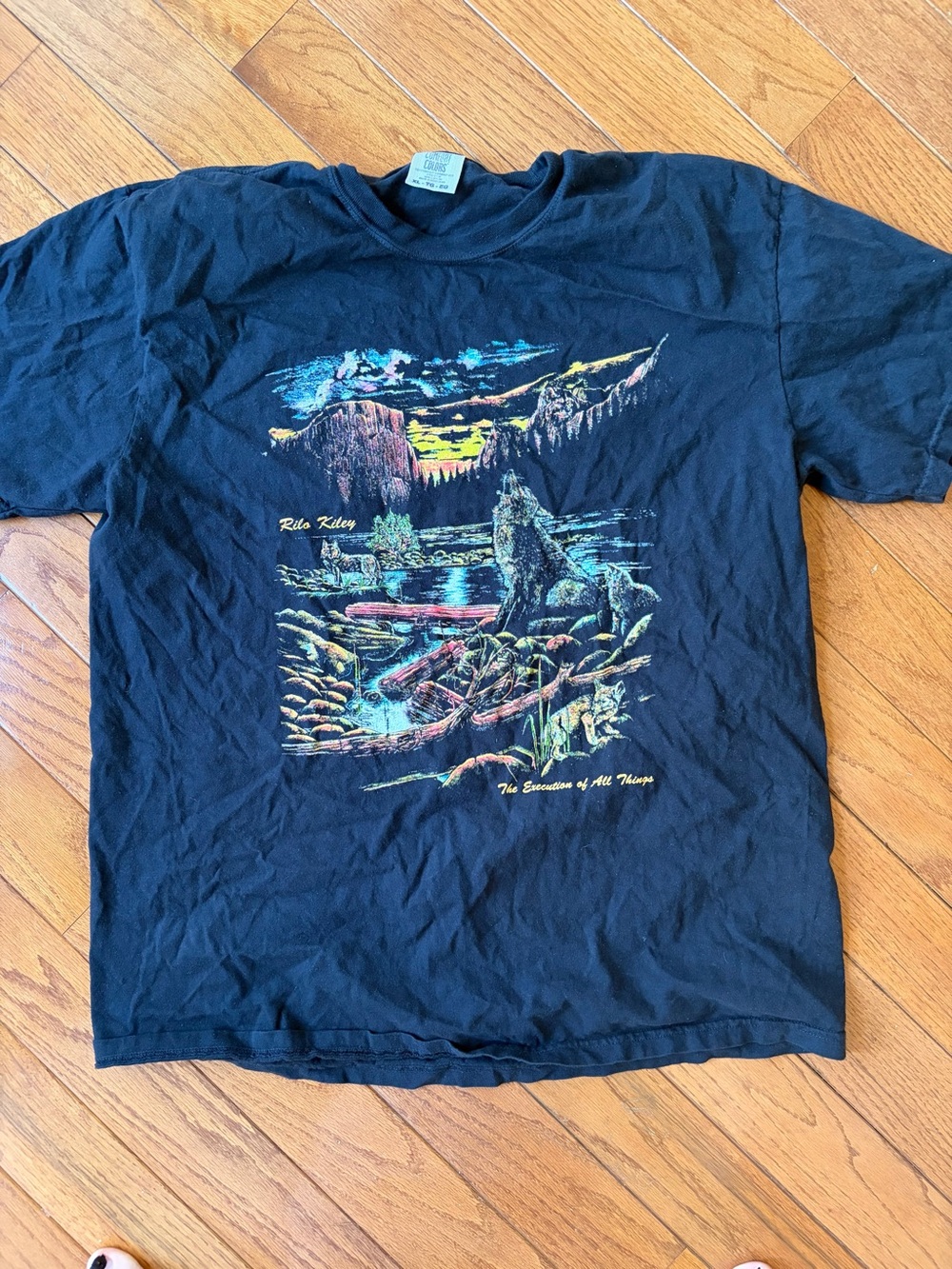 Rilo Kiley Wolf Black T-Shirt
